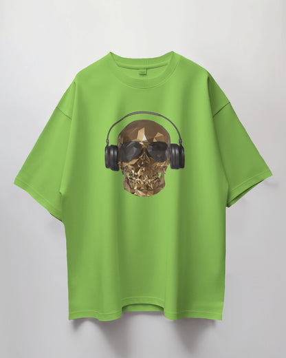 Golden Skull Oversize T-shirts
