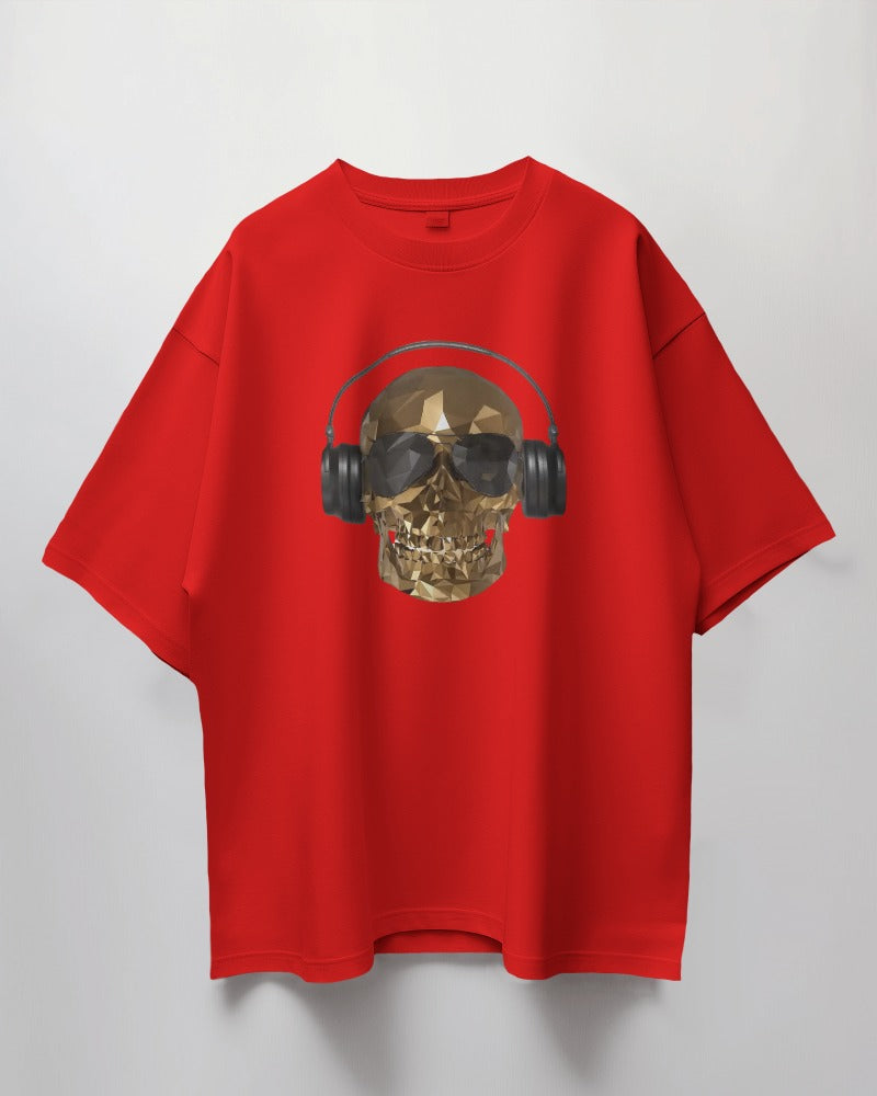 Golden Skull Oversize T-shirts