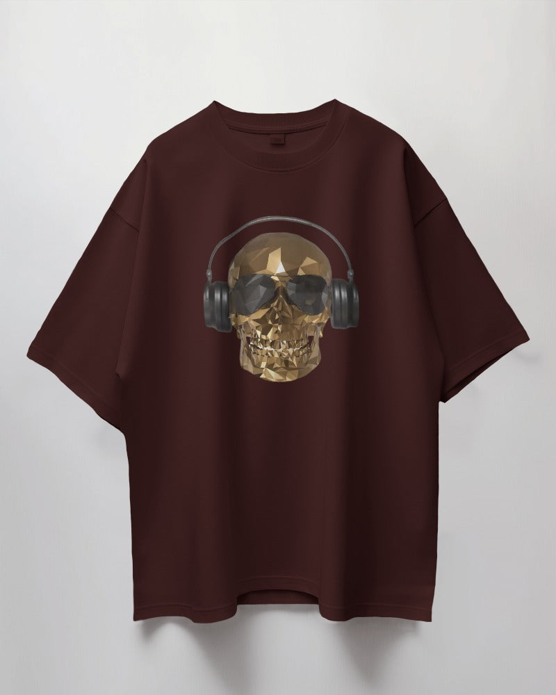 Golden Skull Oversize T-shirts