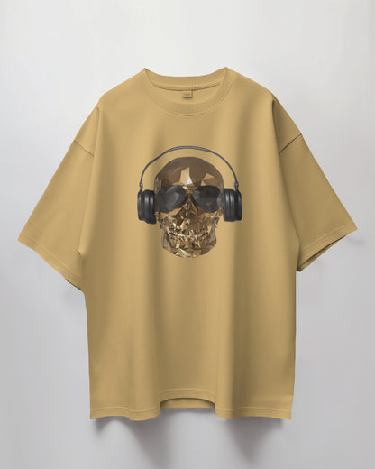 Golden Skull Oversize T-shirts