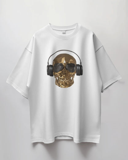 Golden Skull Oversize T-shirts