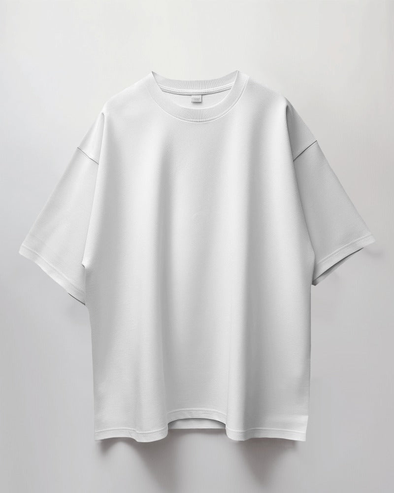 Oversized White Premium Cotton T-shirts