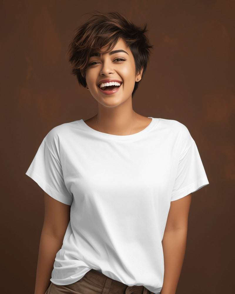 Premium Cotton Plain White Tees