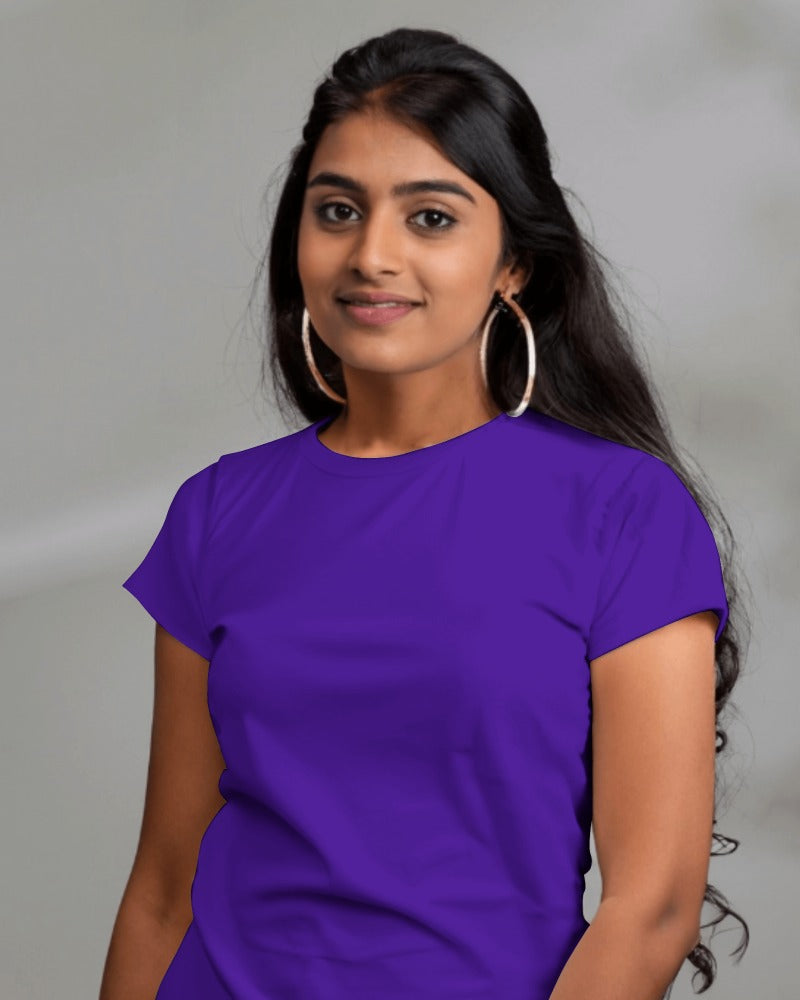 Purple Premium Cotton T-shirts