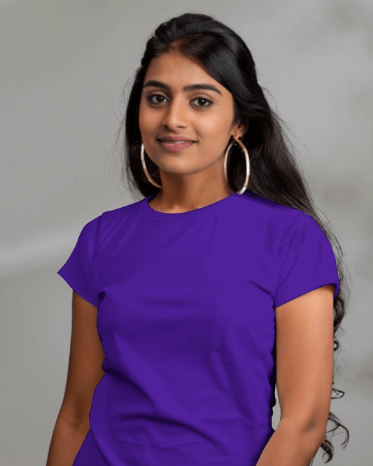 Purple Premium Cotton T-shirts