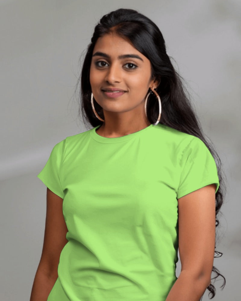 Mint Green Premium Cotton T-shirts