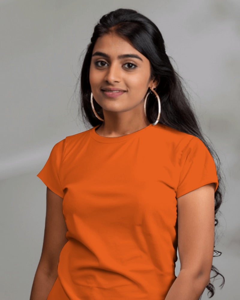Orange Premium Cotton T-shirts