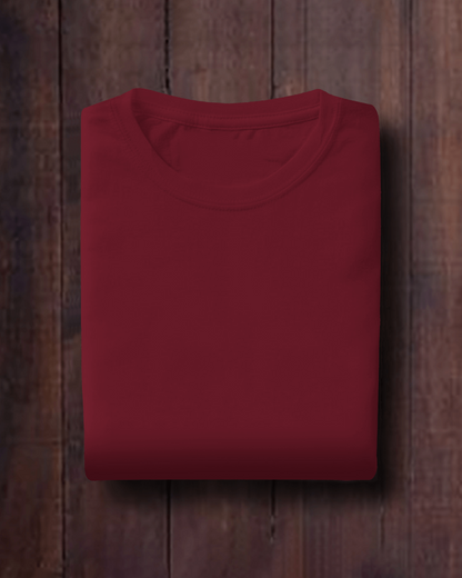 Maroon Premium Cotton T-shirts
