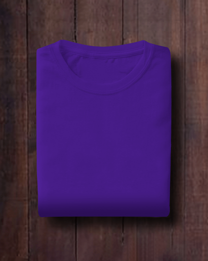 Purple Premium Cotton T-shirts