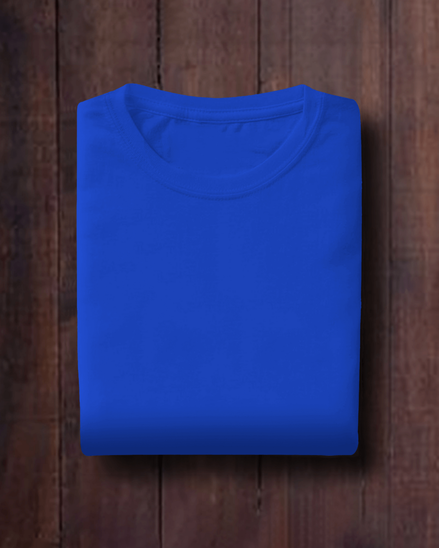 Sapphire Blue Premium Cotton T-shirts