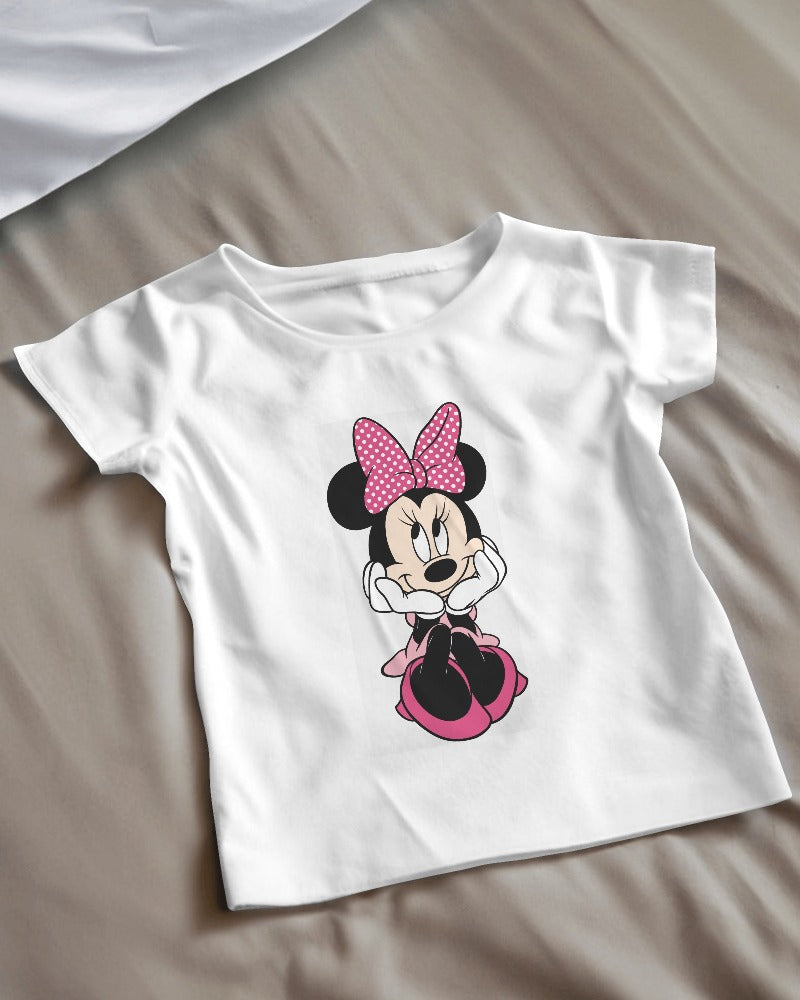 Miney Mouse Cute Girls (Kids) T-shirt