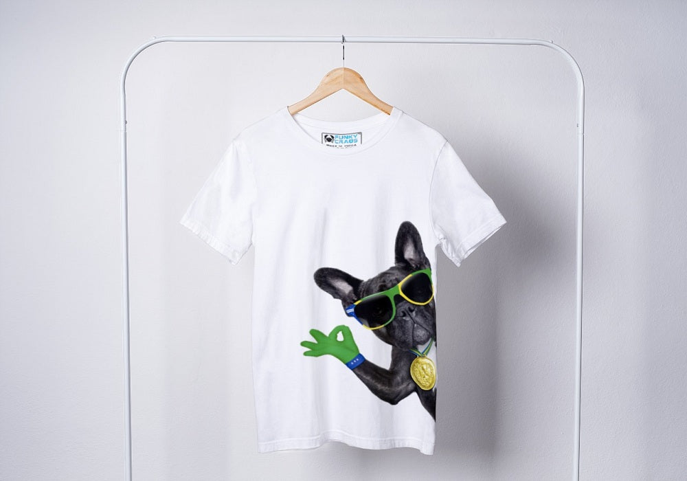 French Bull Dog Chill Premium Cotton T-shirts