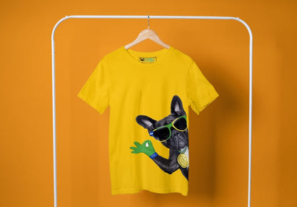 French Bull Dog Chill Premium Cotton T-shirts