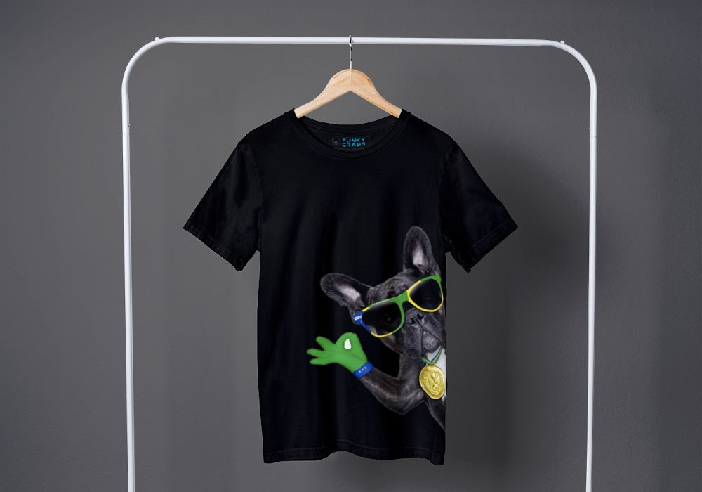 French Bull Dog Chill Premium Cotton T-shirts