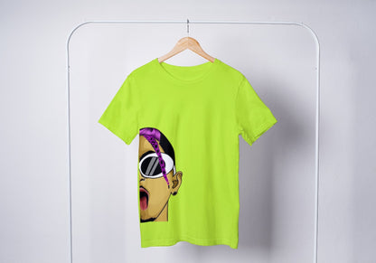 MC STAN One Side Trendy Cotton T-shirts