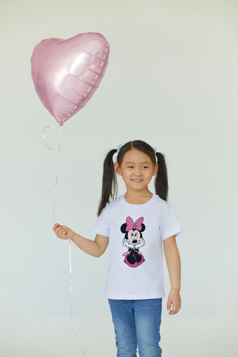 Miney Mouse Cute Girls (Kids) T-shirt