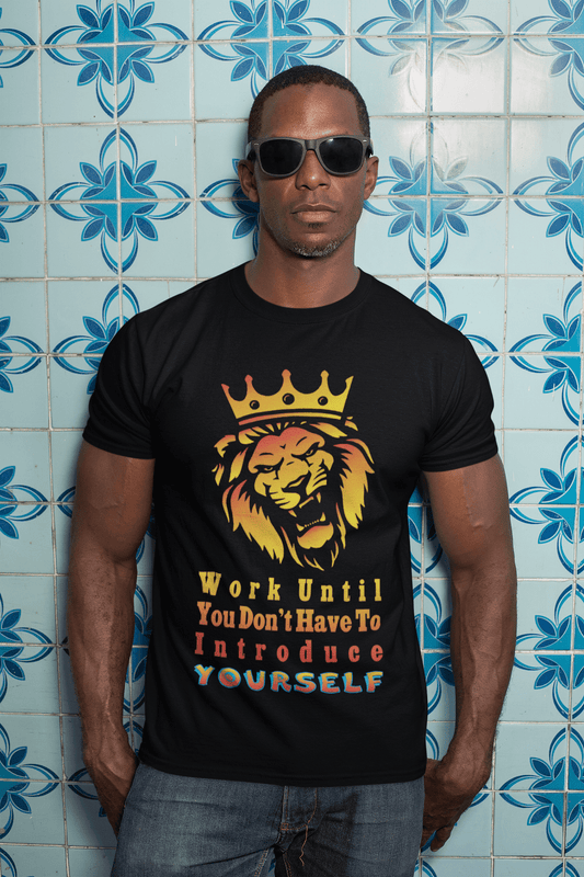 Premium Cotton Lion King Motivation Tees