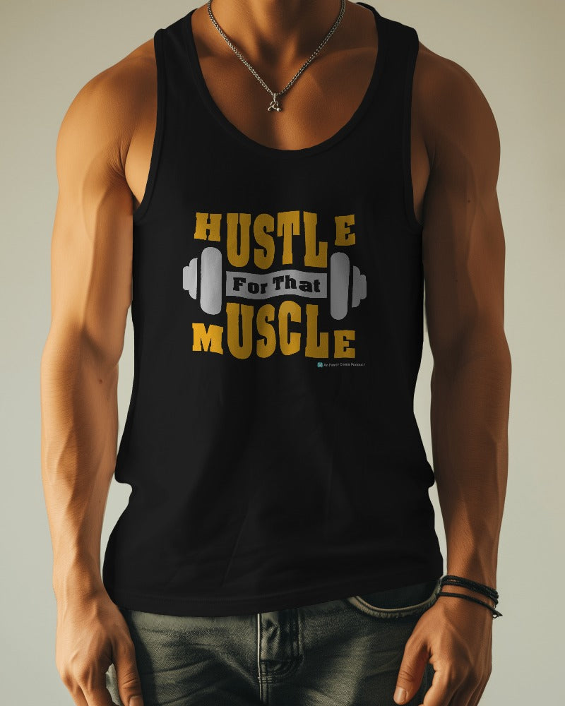 Hustle For That Muscle Cotton Gym Vests