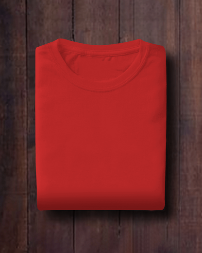 Premium Cotton Plain Red Tees
