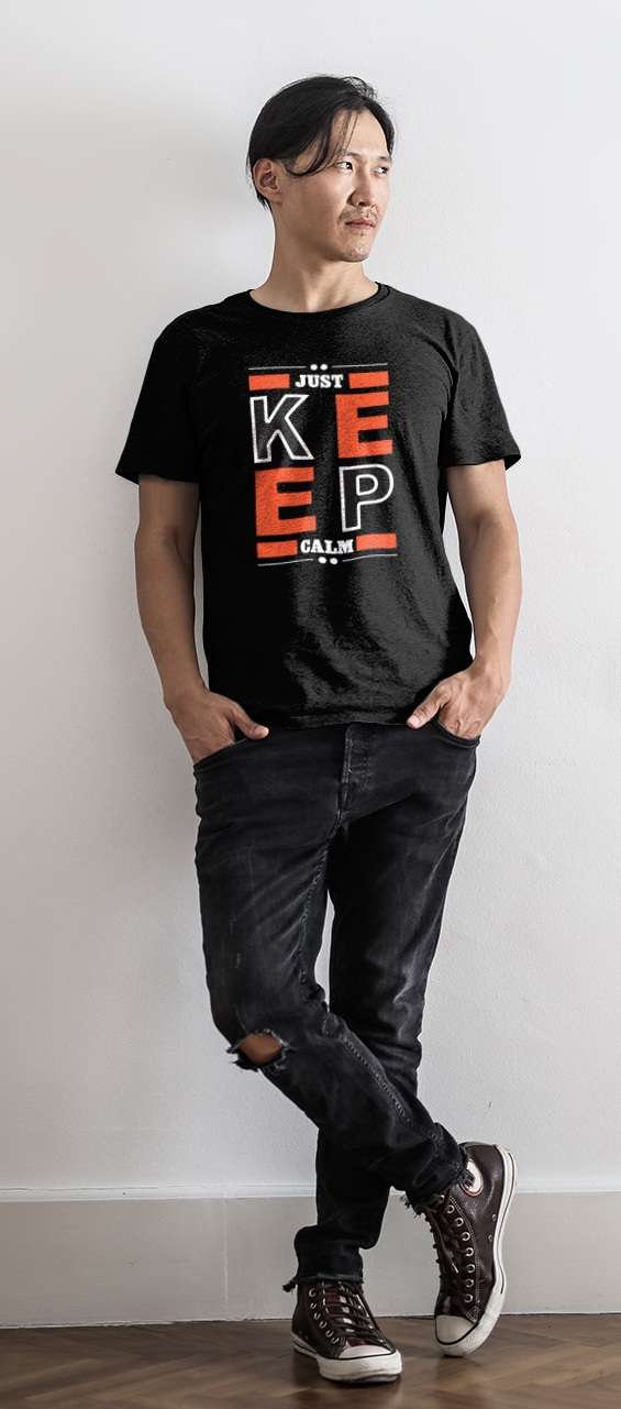 Premium Cotton Keep Calm Tees