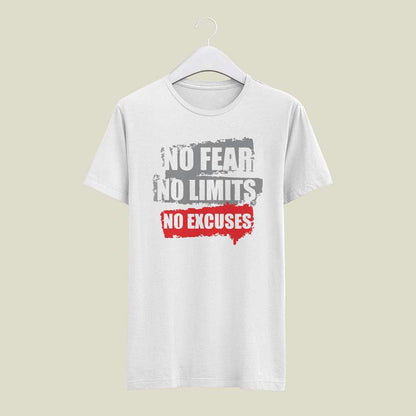 Premium Cotton No Fear No Limits Tees