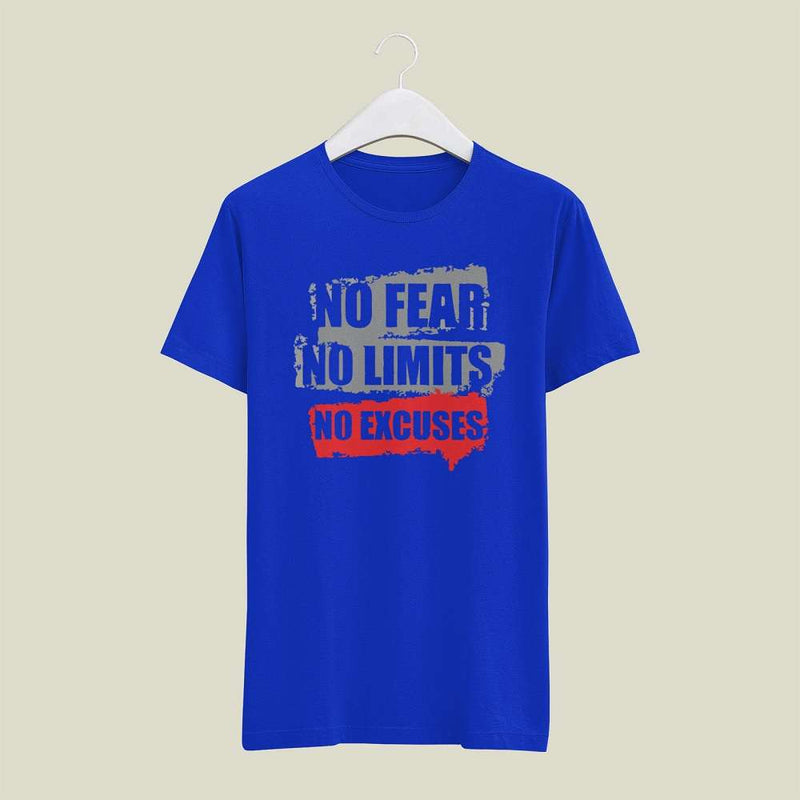 Premium Cotton No Fear No Limits Tees