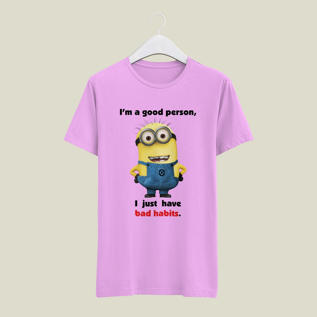 Minnions Collection Premium Cotton Tees (Good Person)