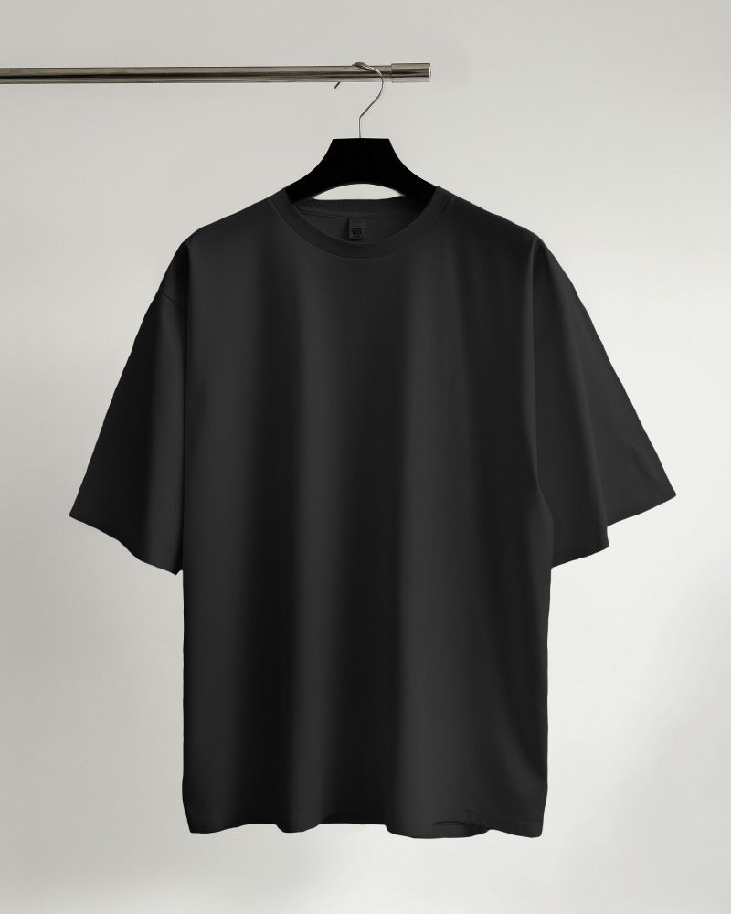 Black Oversize Premium Cotton T-shirts