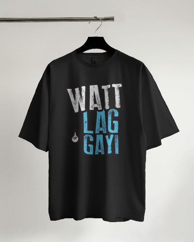 Watt Lag Gayi Meme Oversize T-shirts