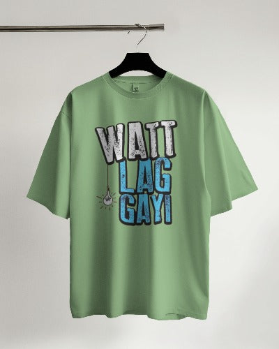 Watt Lag Gayi Meme Oversize T-shirts