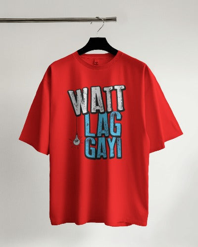 Watt Lag Gayi Meme Oversize T-shirts