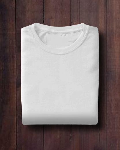 Premium Cotton Plain White Tees