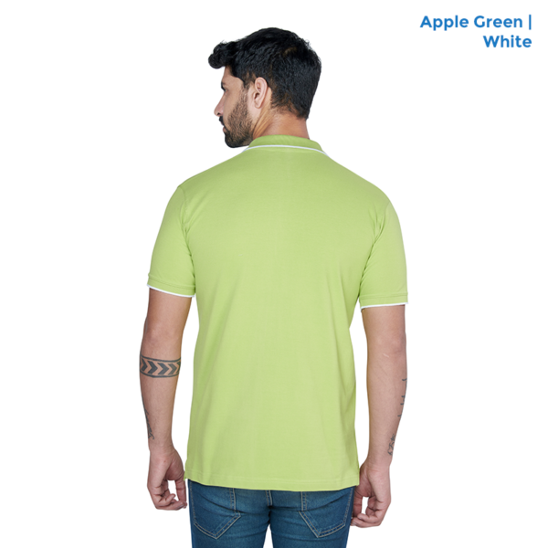 Premium Polo Neck Collar Apple Green T-shirts