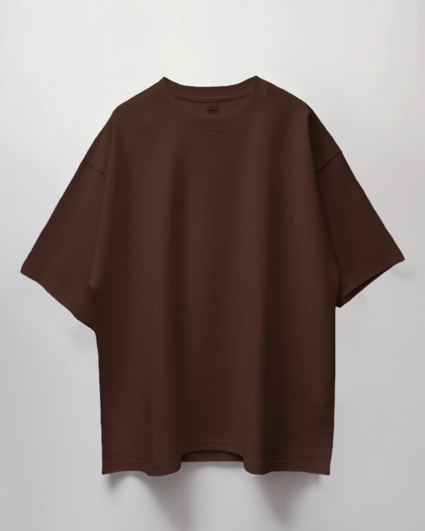 Brown Oversize Premium Cotton T-shirts