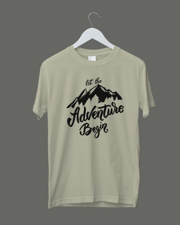 Adventure Begins Premium Cotton T-shirts