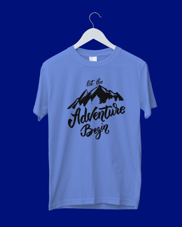 Adventure Begins Premium Cotton T-shirts